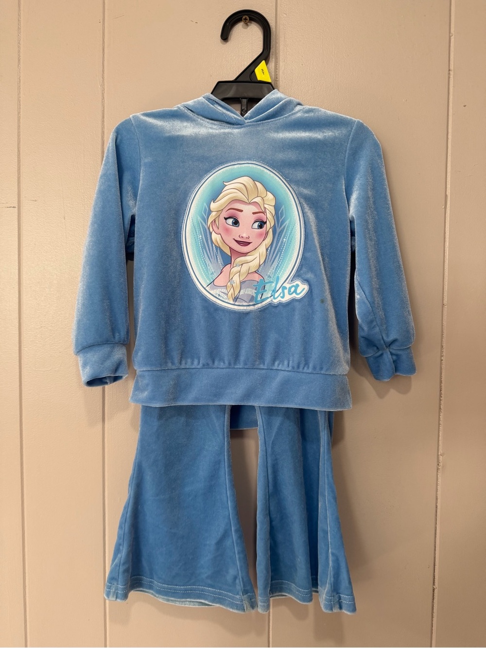 PatPat Blue Disney Elsa Plush Set with Hoodie